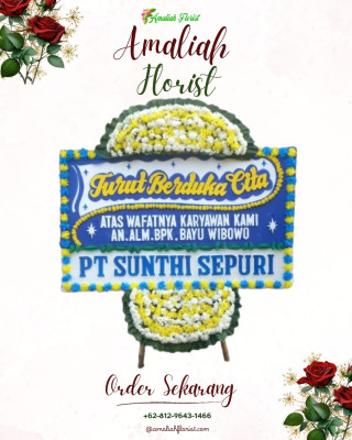 Papan Bunga Duka di Eromoko