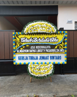 Papan Bunga Duka di Eromoko