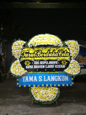 Papan Bunga Duka di Eromoko