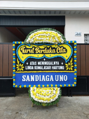 Papan Bunga Duka di Eromoko